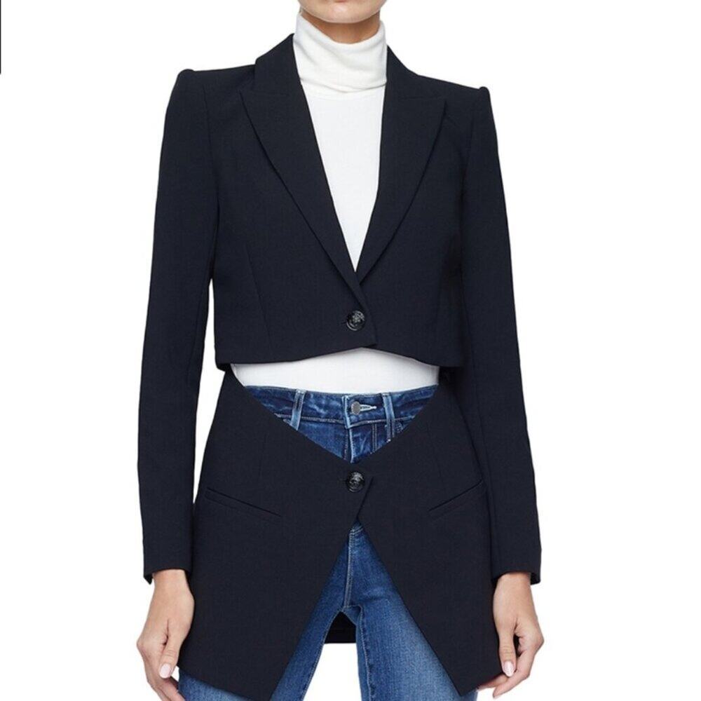 L'AGENCE Cora Detachable Bottom Blazer 4 - Picture 6 of 11